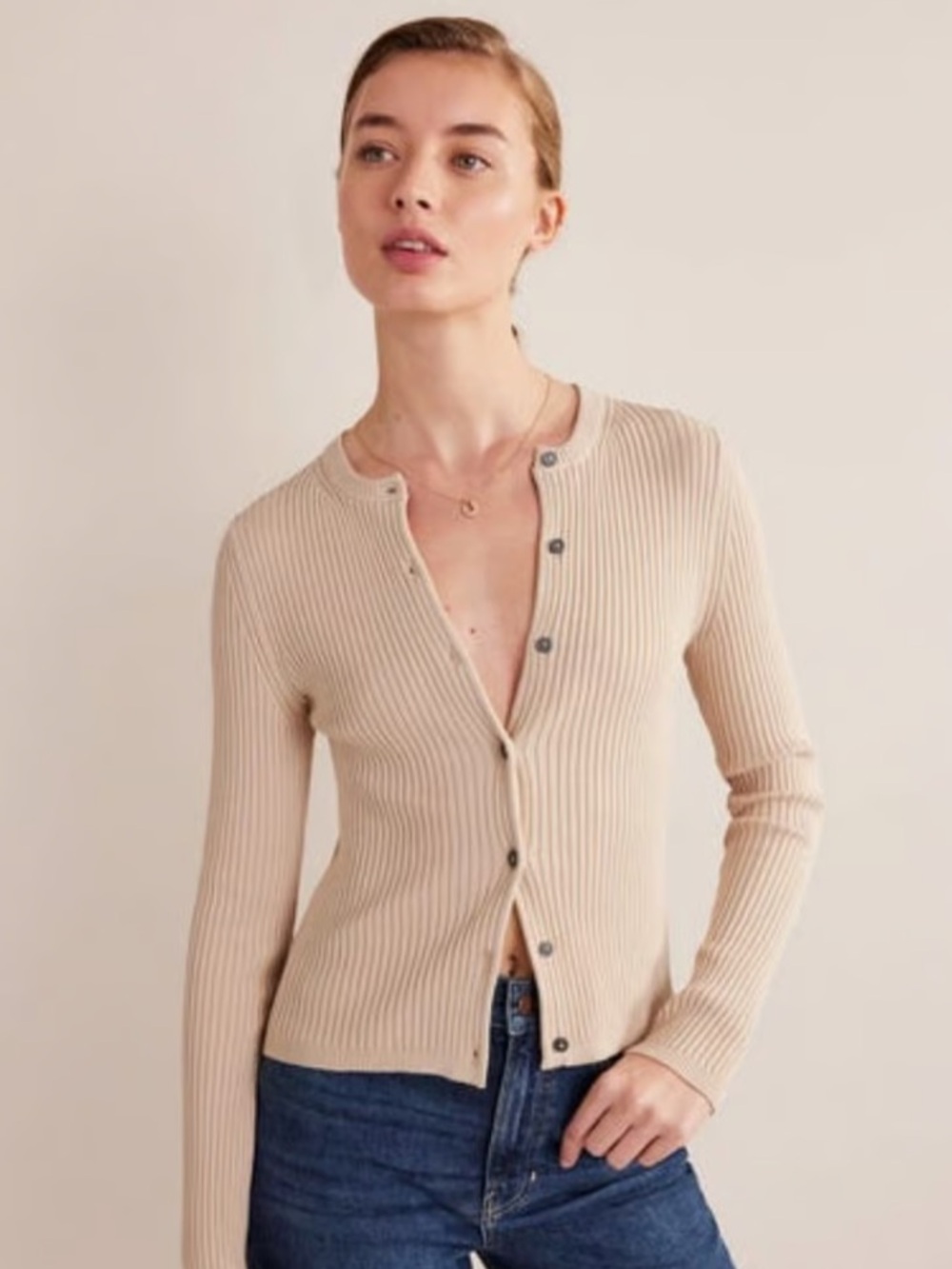 Boden Ribbed Cardigan